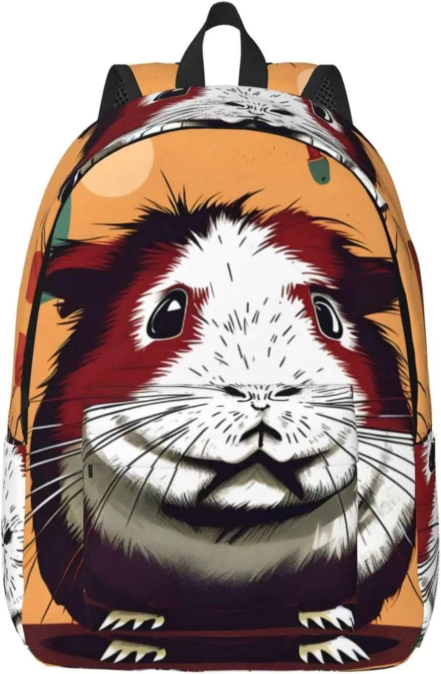 Guinea Pig pattern print Hiking Backpack Casual Daypack Outdoor Travel Backpacks Bookbag for Men Women Adult