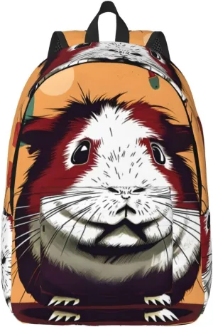Guinea Pig pattern print Hiking Backpack Casual Daypack Outdoor Travel Backpacks Bookbag for Men Women Adult