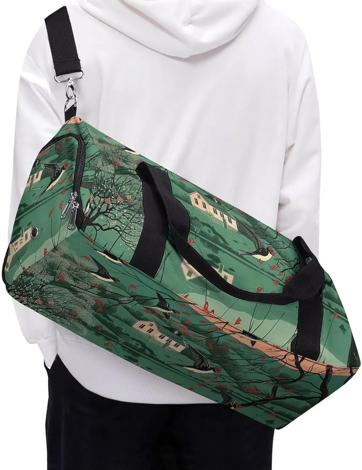 Gym Bag A Few Animal Duffel Bag for Men Women Overnight Bag with Shoe Compartment Workout Bags