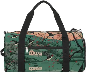 Gym Bag A Few Animal Duffel Bag for Men Women Overnight Bag with Shoe Compartment Workout Bags