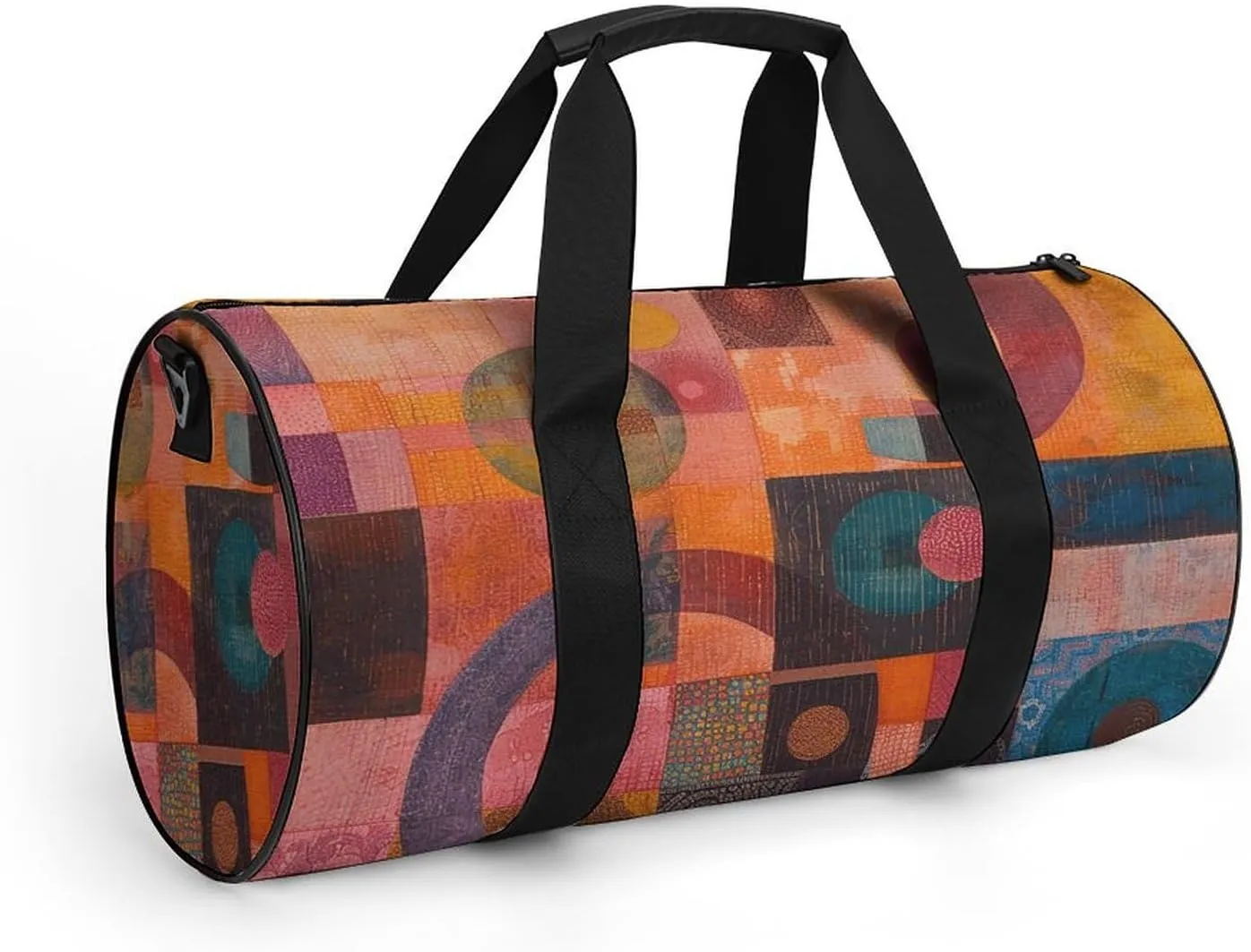 Gym Bag An Abstract Painting Duffel Bag for Men Women Overnight Bag with Shoe Compartment Workout Bags
