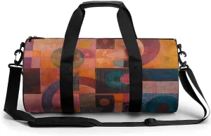 Gym Bag An Abstract Painting Duffel Bag for Men Women Overnight Bag with Shoe Compartment Workout Bags