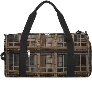 Gym Bag Designed Window Duffel Bag for Men Women Overnight Bag with Shoe Compartment Workout Bags