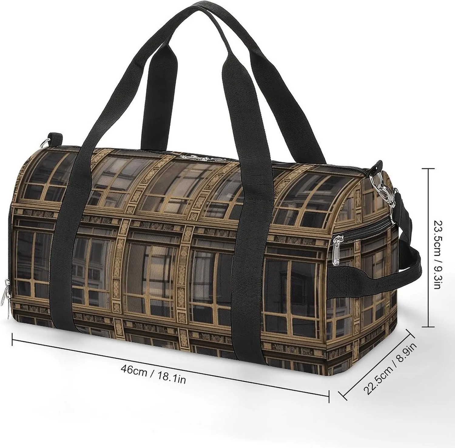Gym Bag Designed Window Duffel Bag for Men Women Overnight Bag with Shoe Compartment Workout Bags