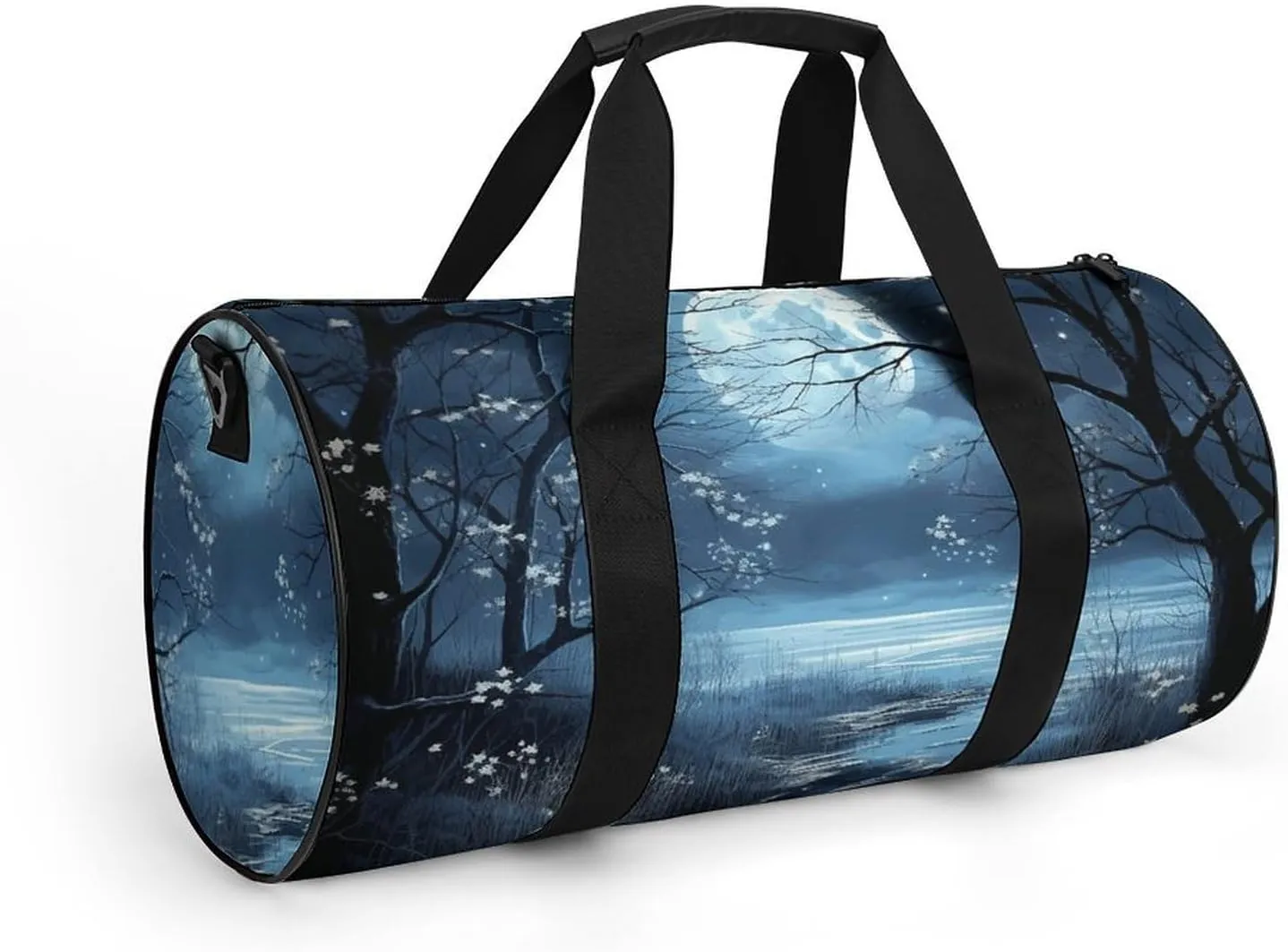 Gym Bag Dreamy Romantic Style Duffel Bag for Men Women Overnight Bag with Shoe Compartment Workout Bags