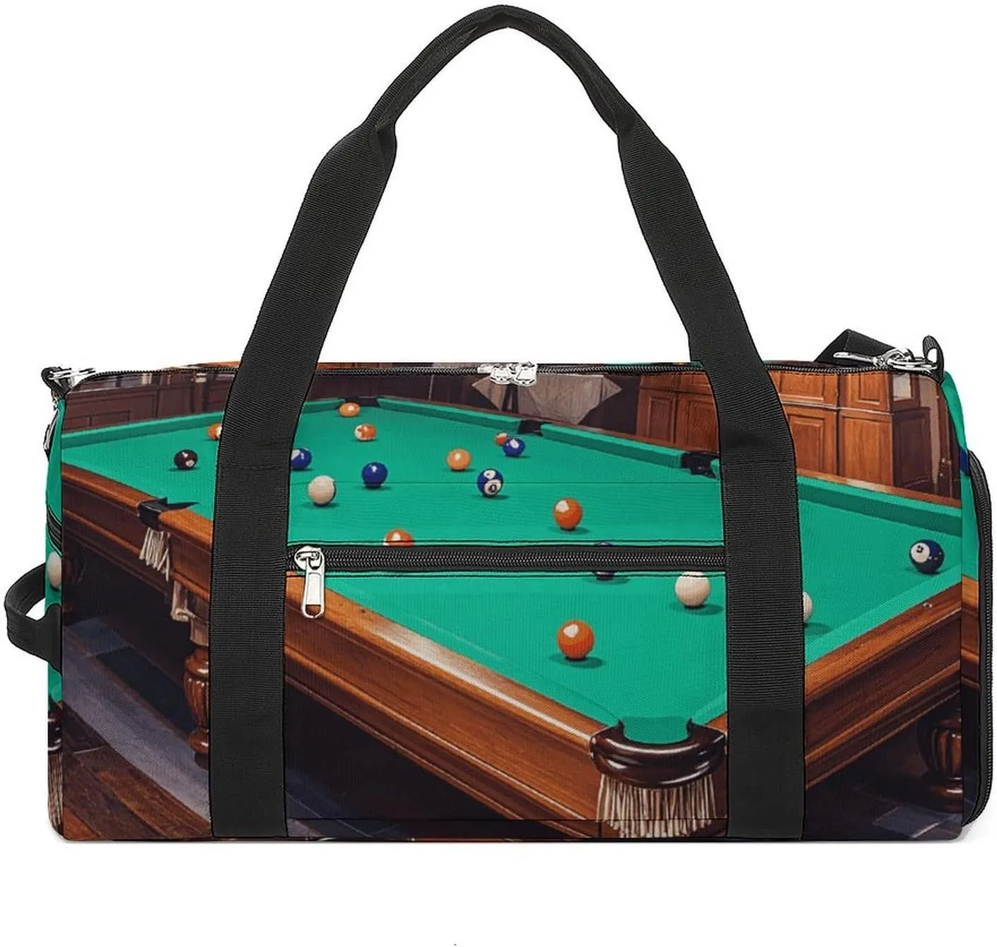 Gym Bags Small Billiard Duffel Bag Overnight Bag with Shoe Compartment Carryon Bag for Men Women