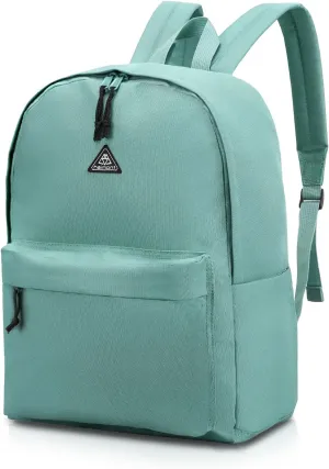 Haimont Backpacks with Laptop Backpacks 20L, Abrasion Resistant Laptop Bookbag for Women & Men, Durable & Lightweight Casual Daypack, Mineral Blue