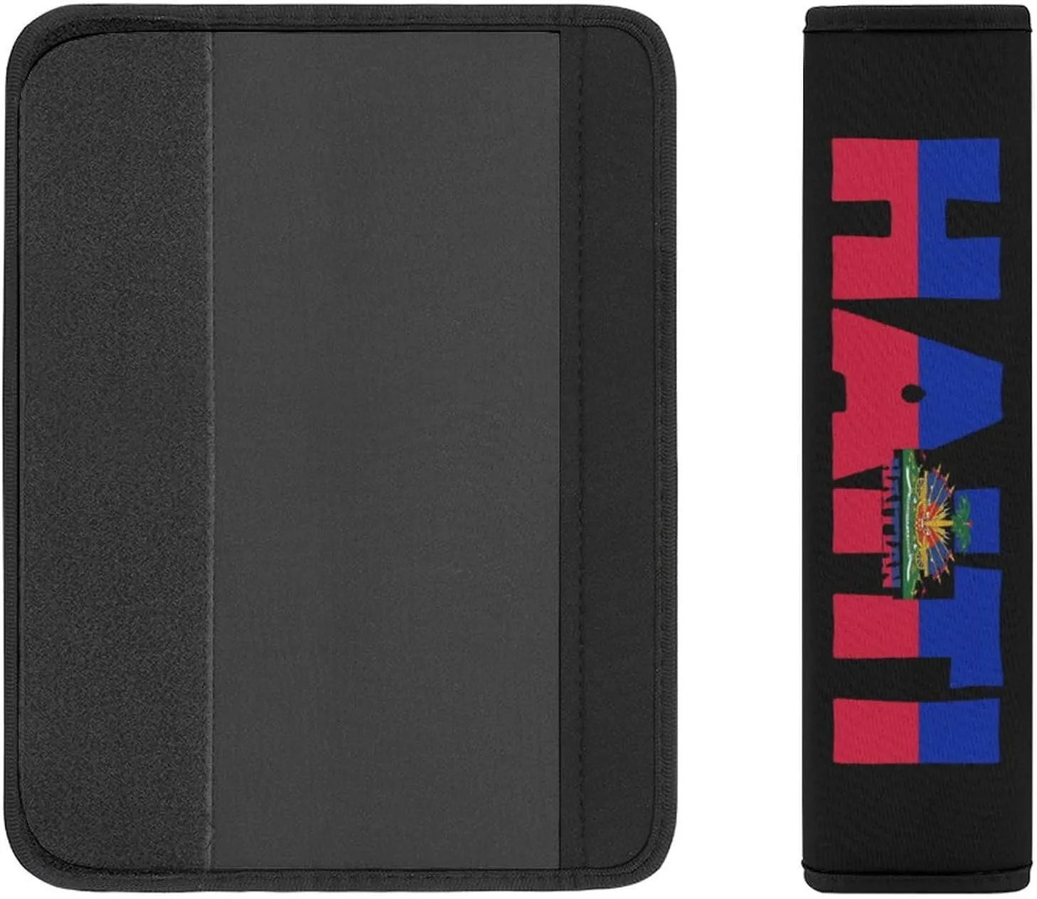 Haiti Flag Car Seatbelt Covers Shoulder Pad,Suitable for Handbag Camera Backpack Strap