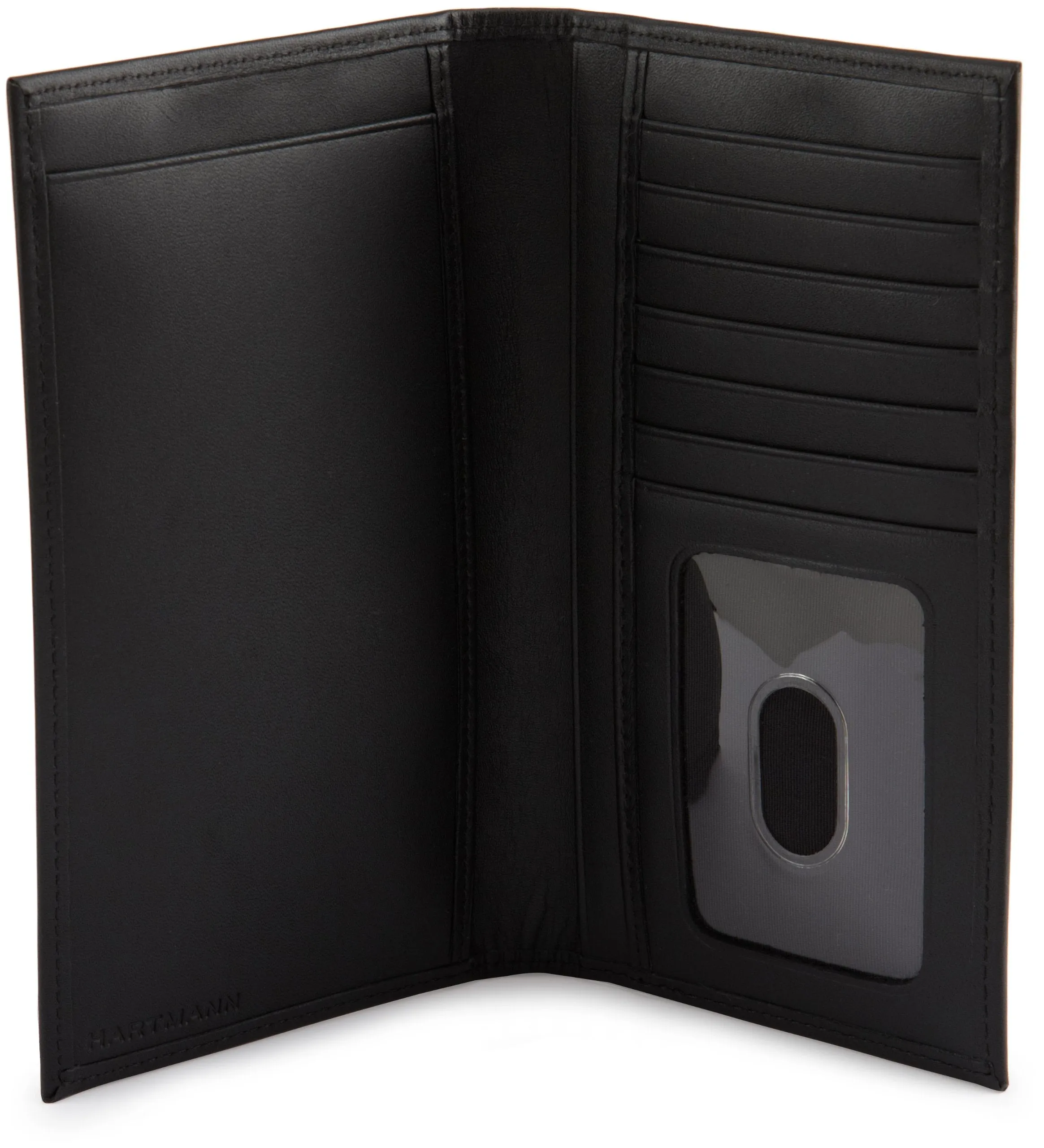 Hartmann Capital Leather Checkbook Wallet