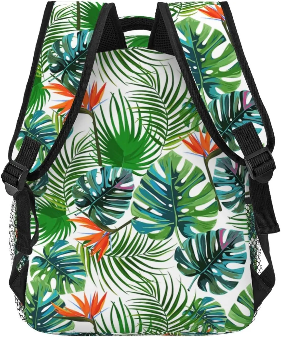 Hawaii Hawaiian Flowers Floral Backpack Casual Camping Travel Backpacks Lightweight Daypack Bag Women Men Bookbag