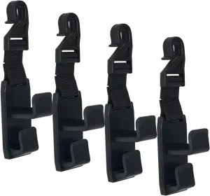 Headrest Hooks for Car, Car Headrest Hooks for Front Back Seat - Handy for Purse, Grocery Bags, Handbag and Backpack(Set of 4)