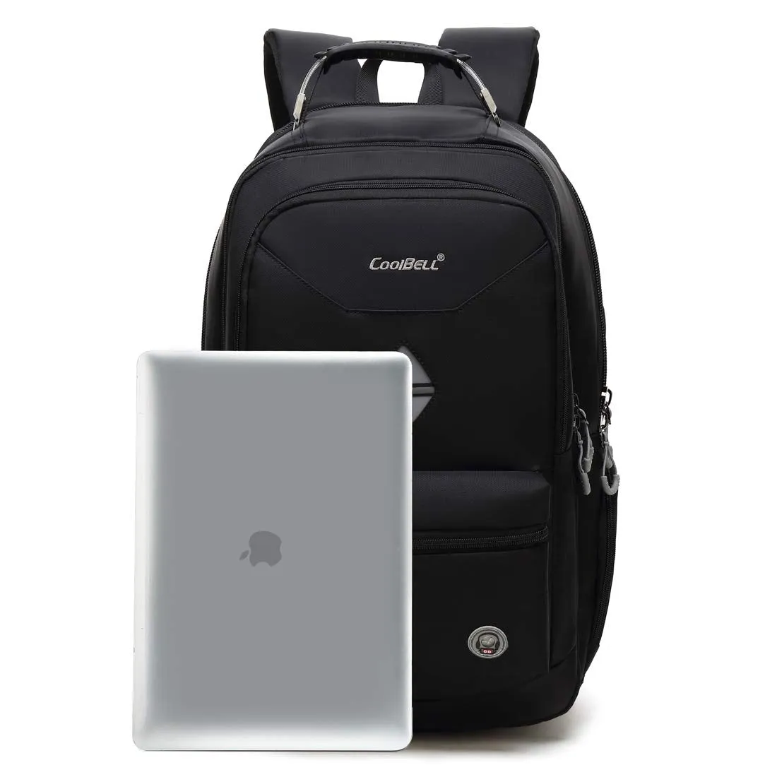 High Capacity Laptop Backpack - Water Resistant, USB Charging | 38L | Black