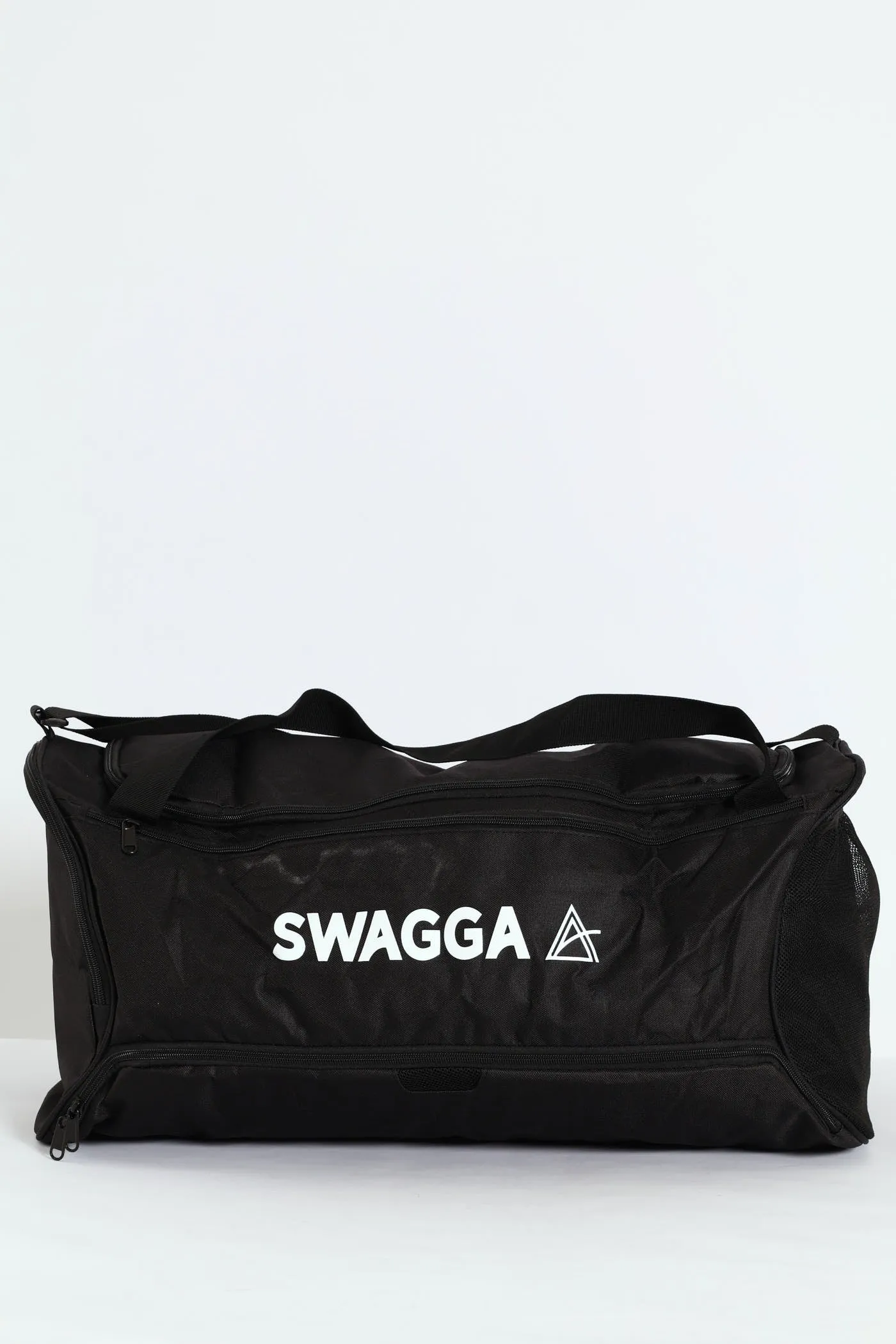 High Density Print Duffel Bag - Black