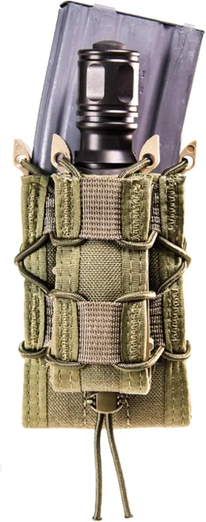 High Speed Gear Double Decker Taco Pouch | Double Stack Magazine Holster for Rifles and Pistols | MOLLE Compatible for Rapid Response
