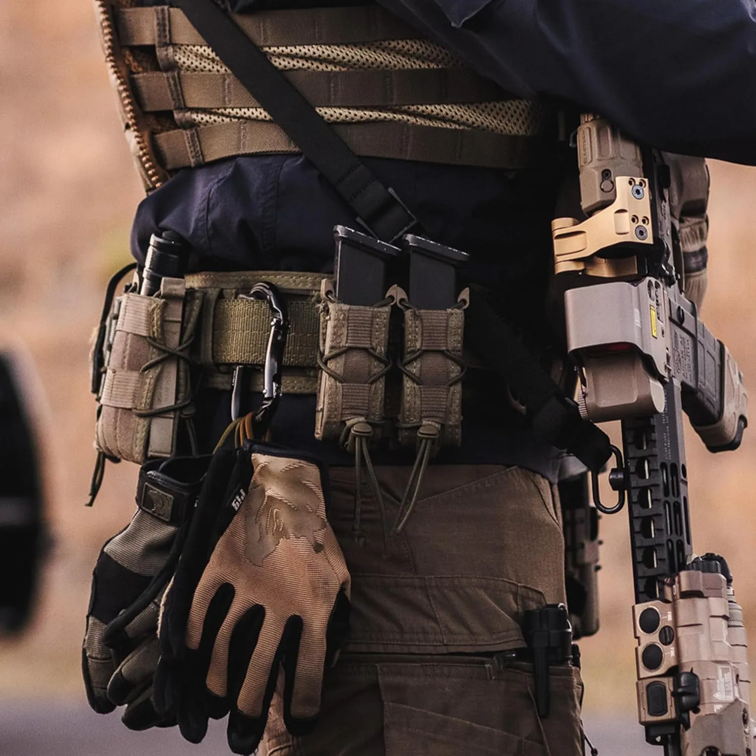 High Speed Gear Double Pistol Taco Mag Pouch | Universal Pistol Magazine Holster | Rapid Response and MOLLE Compatible