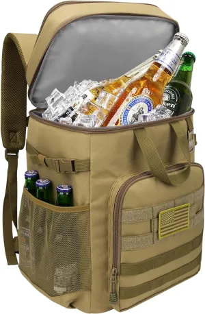 Hp hope Tactical Cooler Backpack, 43L Backpack Cooler Insulated Leak Proof