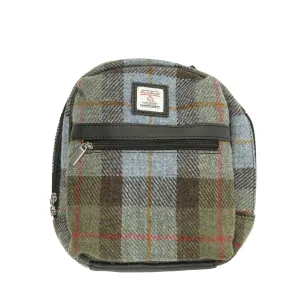 Ht Vegan Leather Small Backpack Lovat Check / Black