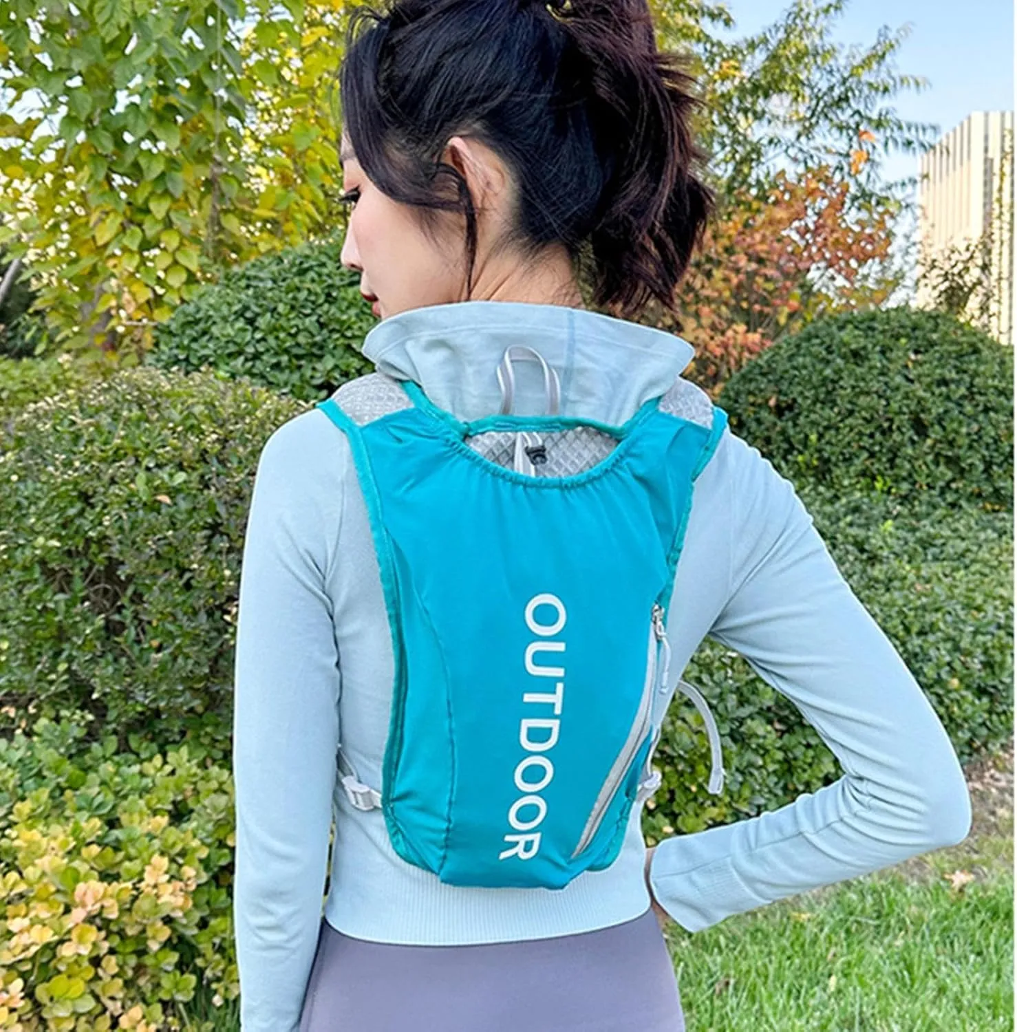 Hydration Backpack | 5L Running Water Backpacks,Lightweight, Breathable, Adjustable Chest Straps Cycling Pouch for Men Women and Marathoner