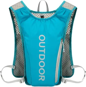 Hydration Backpack | 5L Running Water Backpacks,Lightweight, Breathable, Adjustable Chest Straps Cycling Pouch for Men Women and Marathoner
