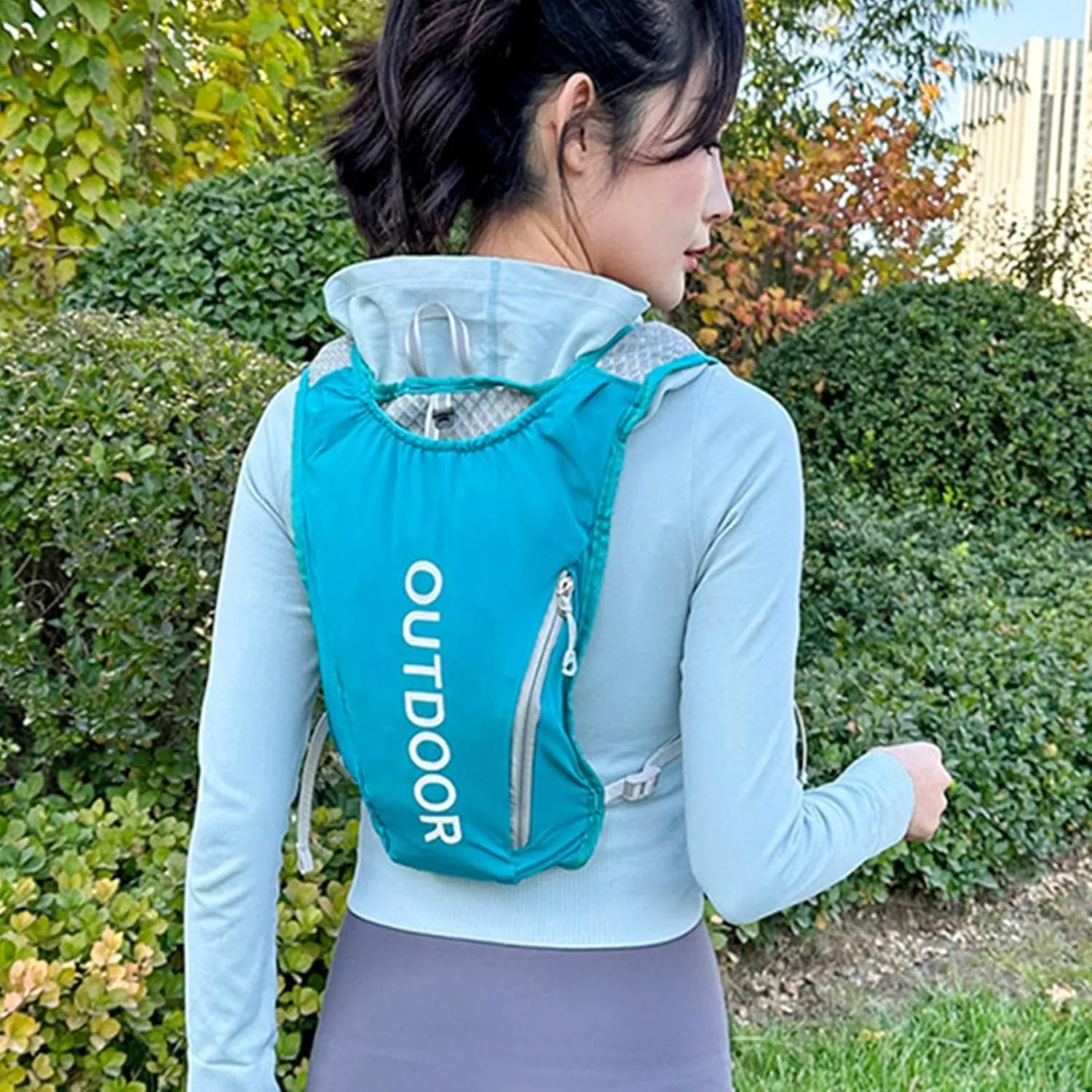 Hydration Backpack | 5L Running Water Backpacks,Lightweight, Breathable, Adjustable Chest Straps Cycling Pouch for Men Women and Marathoner