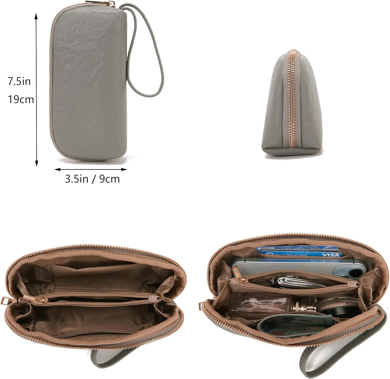 Idesort Medium Backpack Purse for Women Convertible Travel Soft Backpacks Ladies Purse set with Wallet and Crossbody Bags