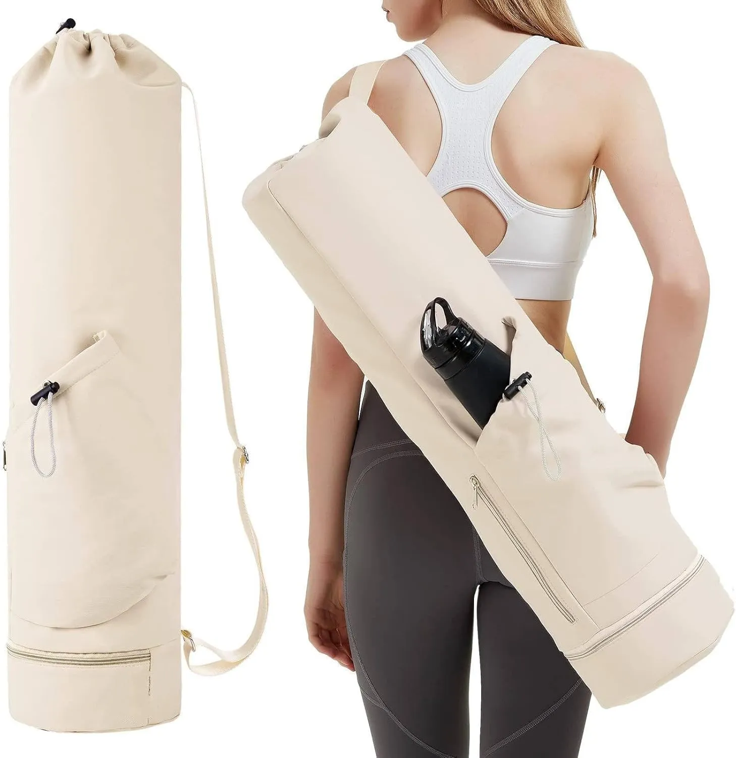 in Stock Amazon New Yoga mat Portable Backpack Multifunctional Travel Bag Sports Gym Bag Yoga mat Bag