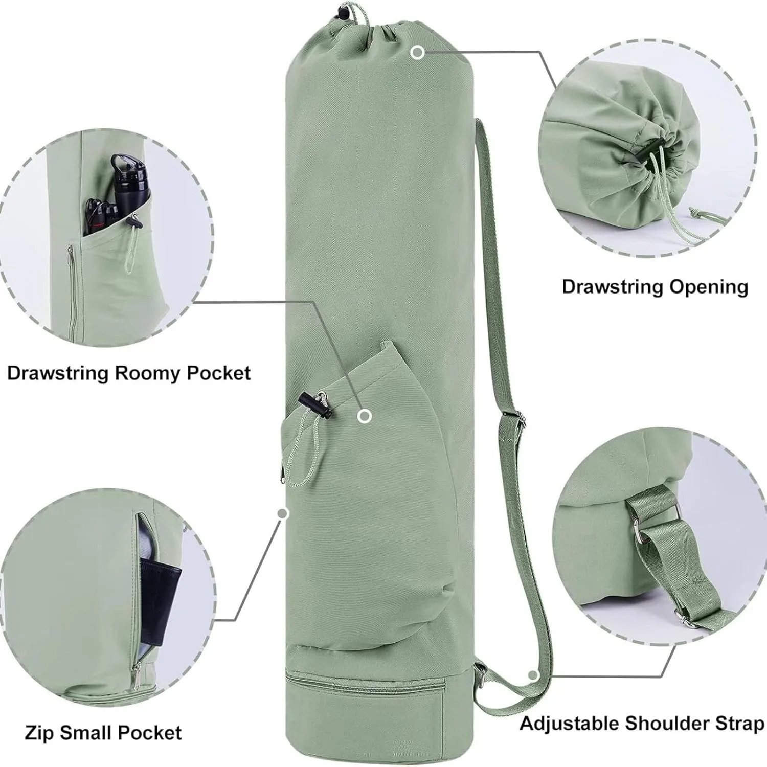 in Stock Amazon New Yoga mat Portable Backpack Multifunctional Travel Bag Sports Gym Bag Yoga mat Bag