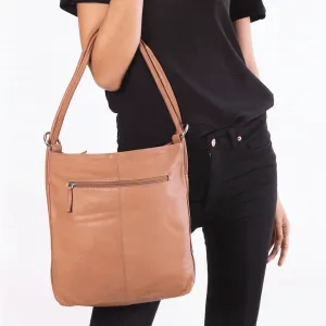 Indiana Leather Convertible Handbag Backpack - Large