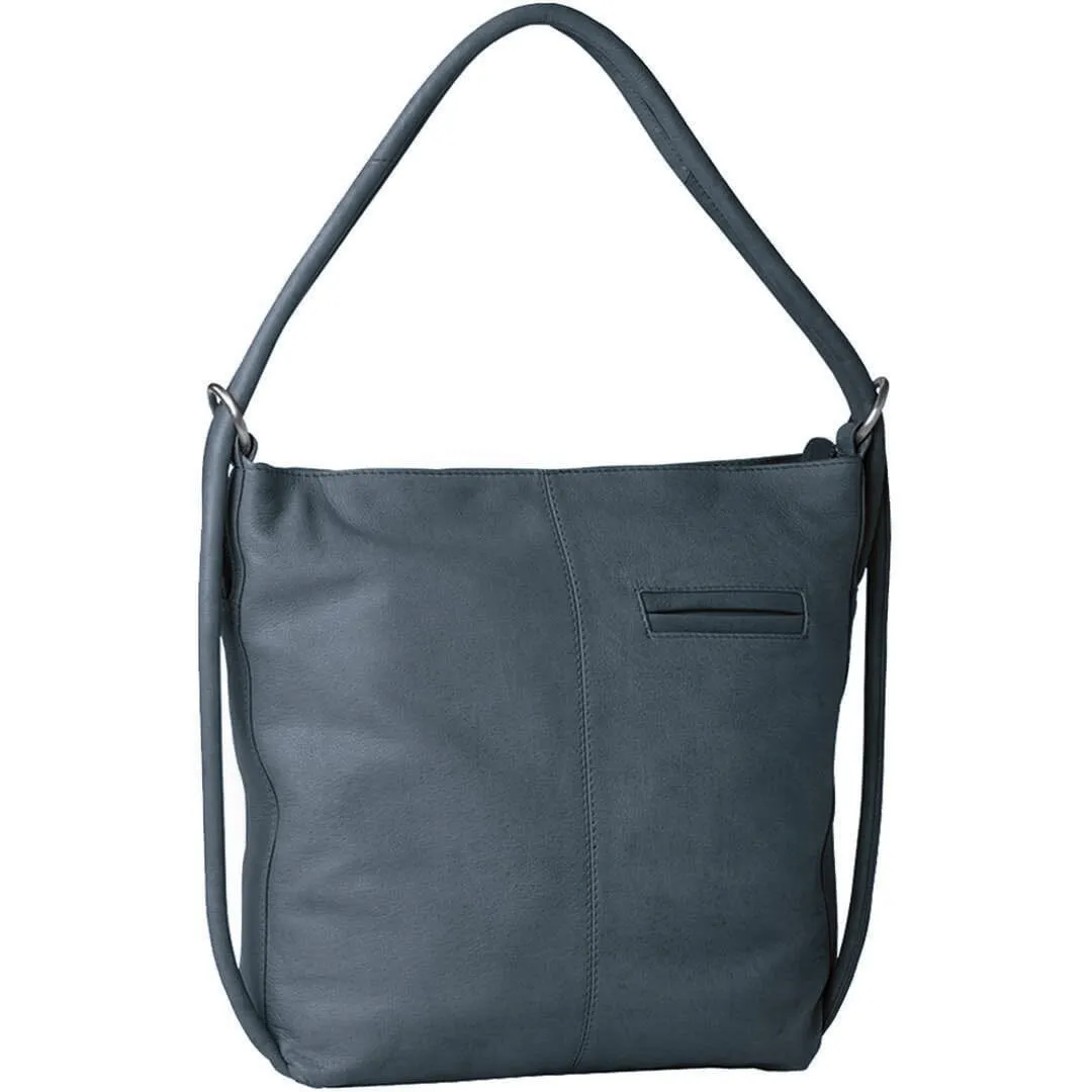 Indiana Leather Convertible Handbag Backpack - Large