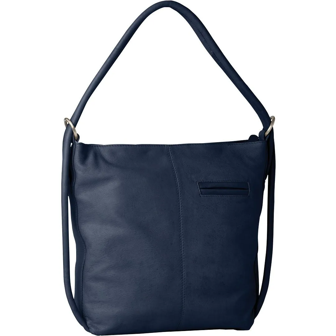 Indiana Leather Convertible Handbag Backpack - Large