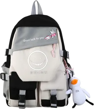 ISaikoy Anime Assassination Classroom Backpack Students Bookbag Shoulder School Bag Daypack Laptop Bag 4