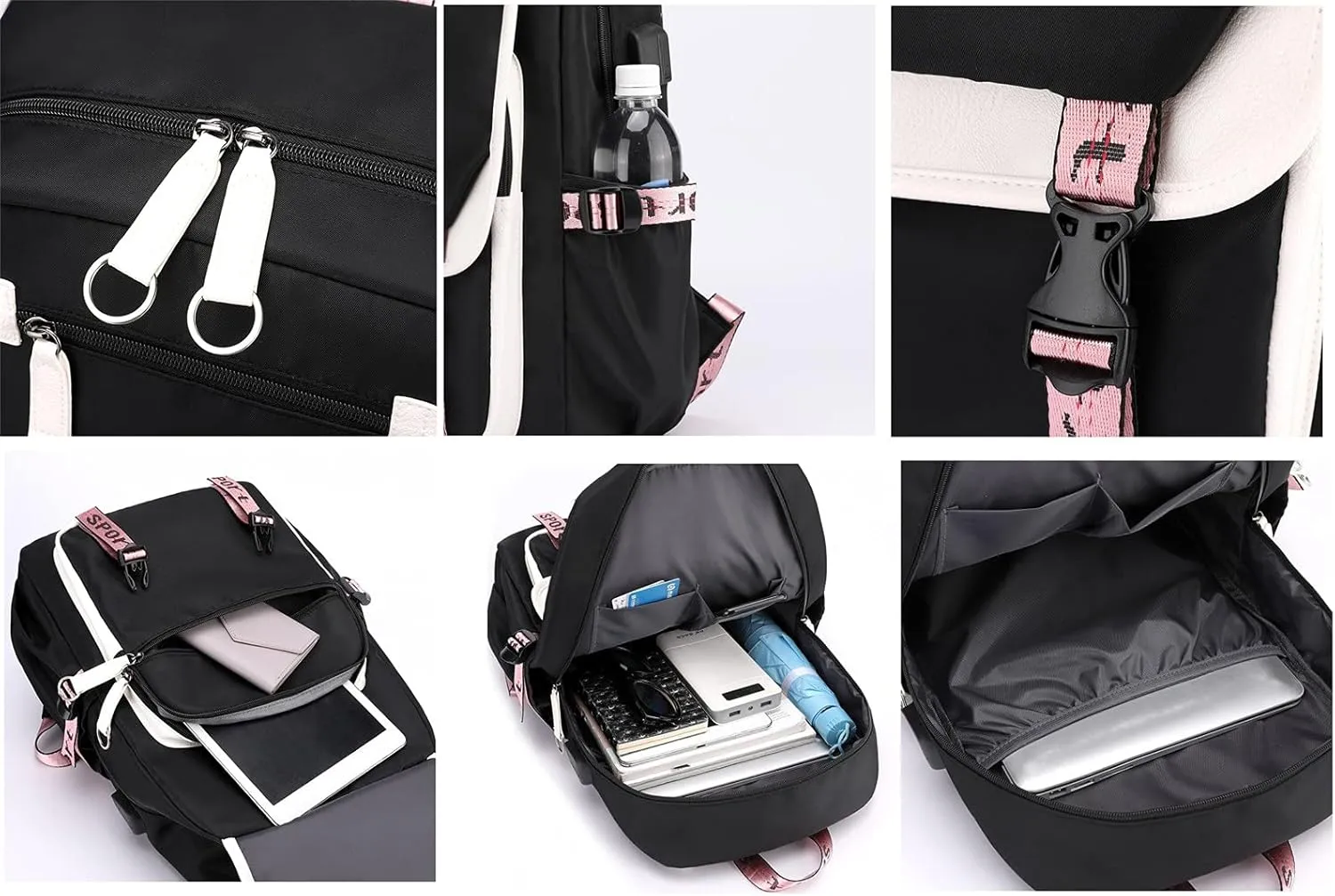 ISaikoy Anime Ouran High School Host Club Backpack Shoulder Bag Bookbag Student School Bag Daypack Satchel B1