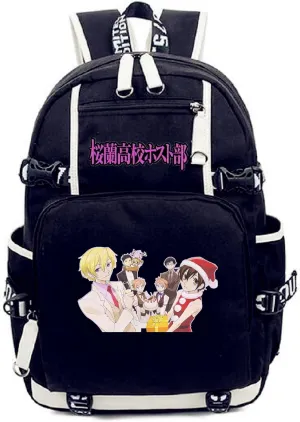 ISaikoy Anime Ouran High School Host Club Backpack Shoulder Bag Bookbag Student School Bag Daypack Satchel C11