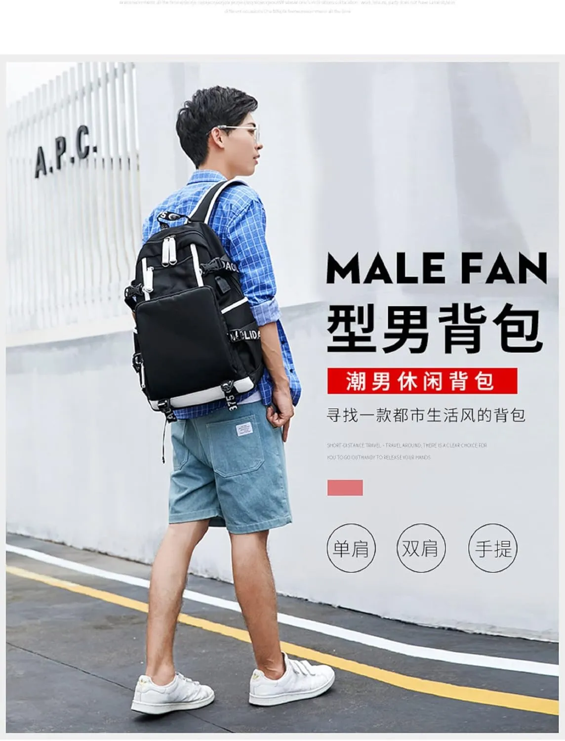 ISaikoy Anime Ouran High School Host Club Backpack Shoulder Bag Bookbag Student School Bag Daypack Satchel C11