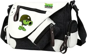ISaikoy Anime Plants vs. Zombies Messenger Bag Satchel Crossbody Bag Handbag Shoulder Bag Style 11
