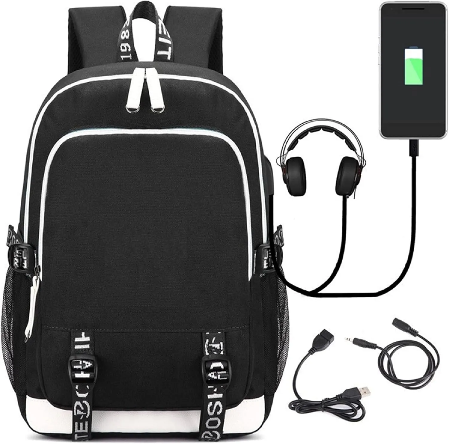 ISaikoy Anime Rimuru Tempest Backpack Shoulder Bag Bookbag Daypack School Bag E2