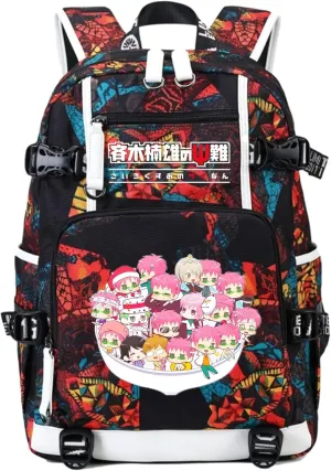ISaikoy Anime The Disastrous Life Of Saiki K Backpack Shoulder Bag Bookbag Daypack School Bag 1