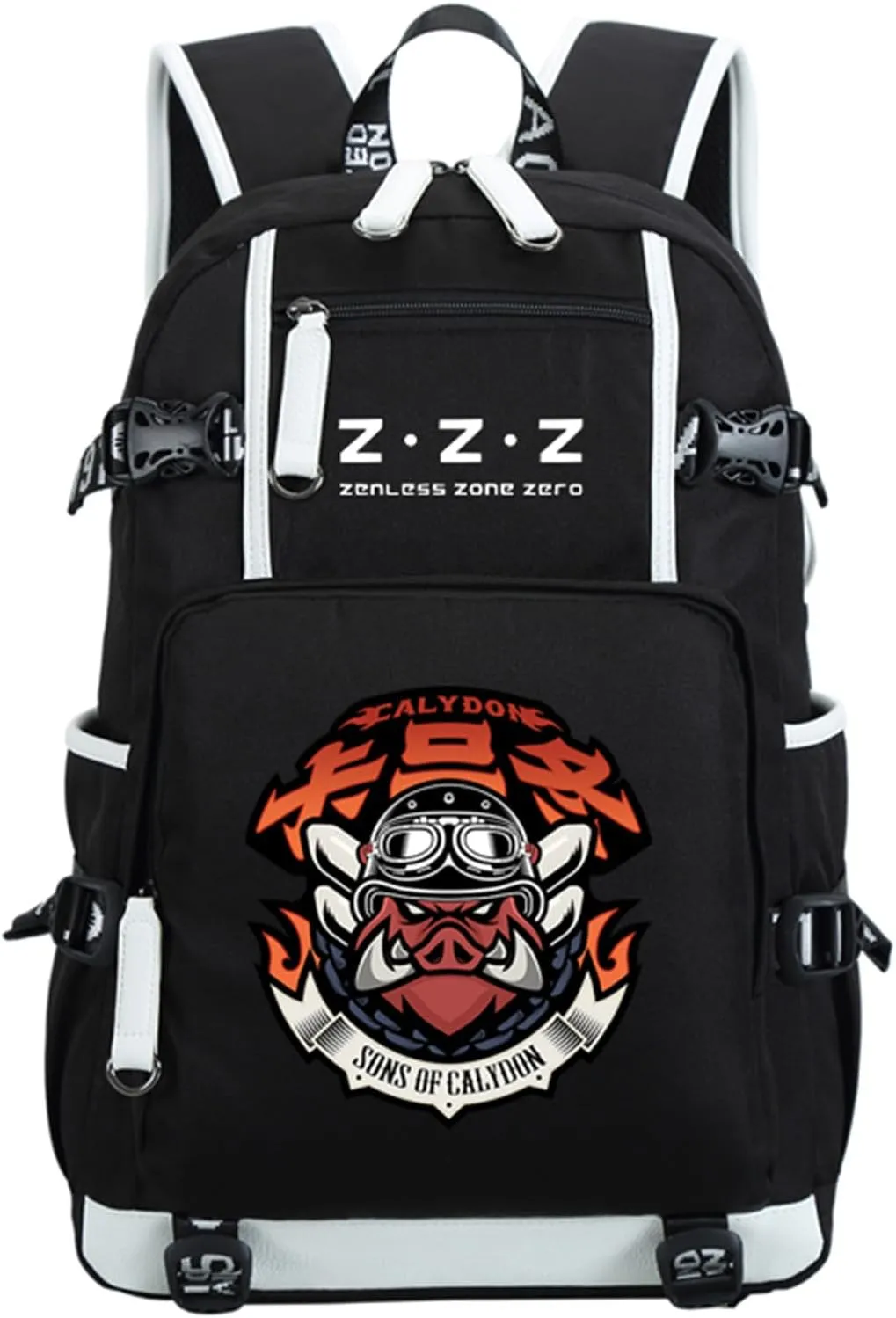 ISaikoy Game Zenless Zone Zero Backpack Daypack Bookbag Laptop Bag School Bag with USB Port 2