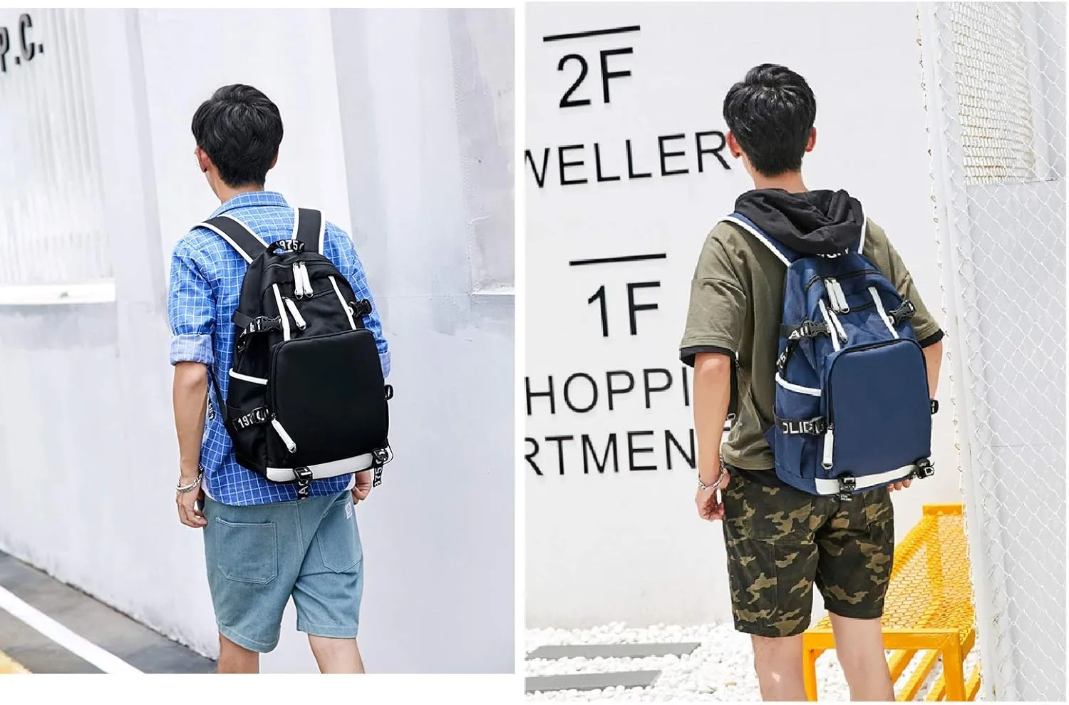 ISaikoy Game Zenless Zone Zero Backpack Daypack Bookbag Laptop Bag School Bag with USB Port 2