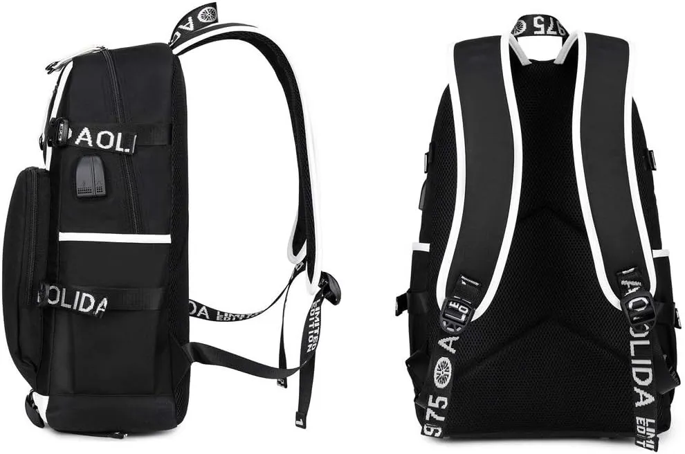 ISaikoy Game Zenless Zone Zero Backpack Daypack Bookbag Laptop Bag School Bag with USB Port 2