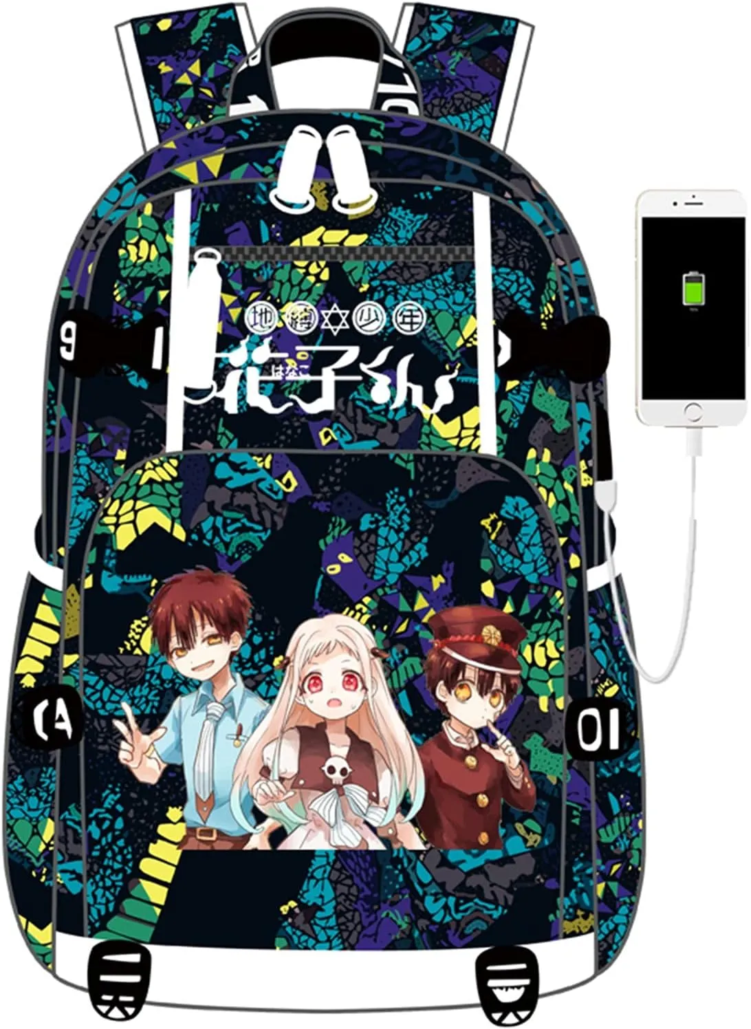 ISaikoy Toilet Bound Hanako kun Backpack Bookbag Daypack School Bag Shoulder Bag Style5