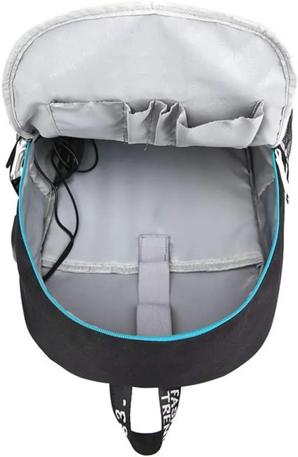 ISaikoy Zenless Zone Zero Backpack Daypack Bookbag Laptop Bag School Bag with USB Port 12