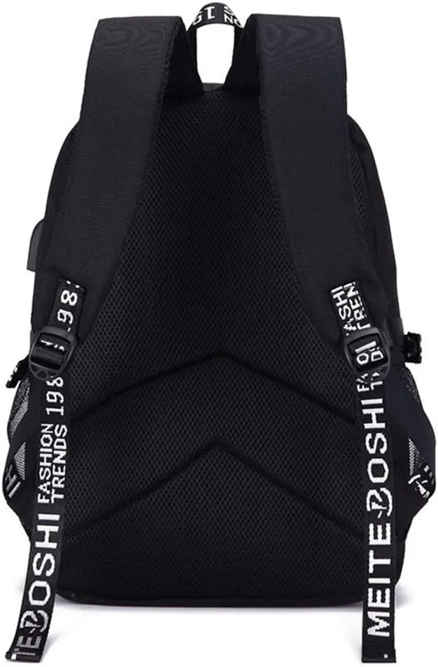 ISaikoy Zenless Zone Zero Backpack Daypack Bookbag Laptop Bag School Bag with USB Port 12