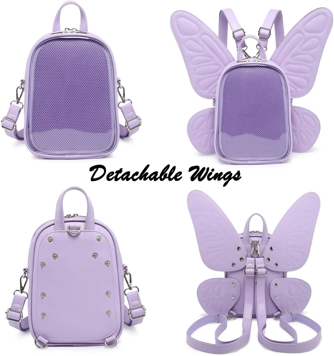 Ita Bag Backpack Butterfly Wings Fashion Purses and Handbags JK Bags Detachable Straps