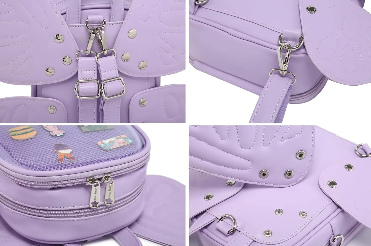 Ita Bag Backpack Butterfly Wings Fashion Purses and Handbags JK Bags Detachable Straps