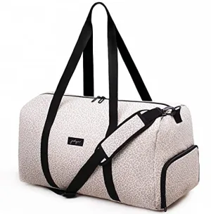 Jadyn 22" Women's Large Duffel/Weekender Bag with Shoe Pocket, Travel Bag (Desert Leopard)