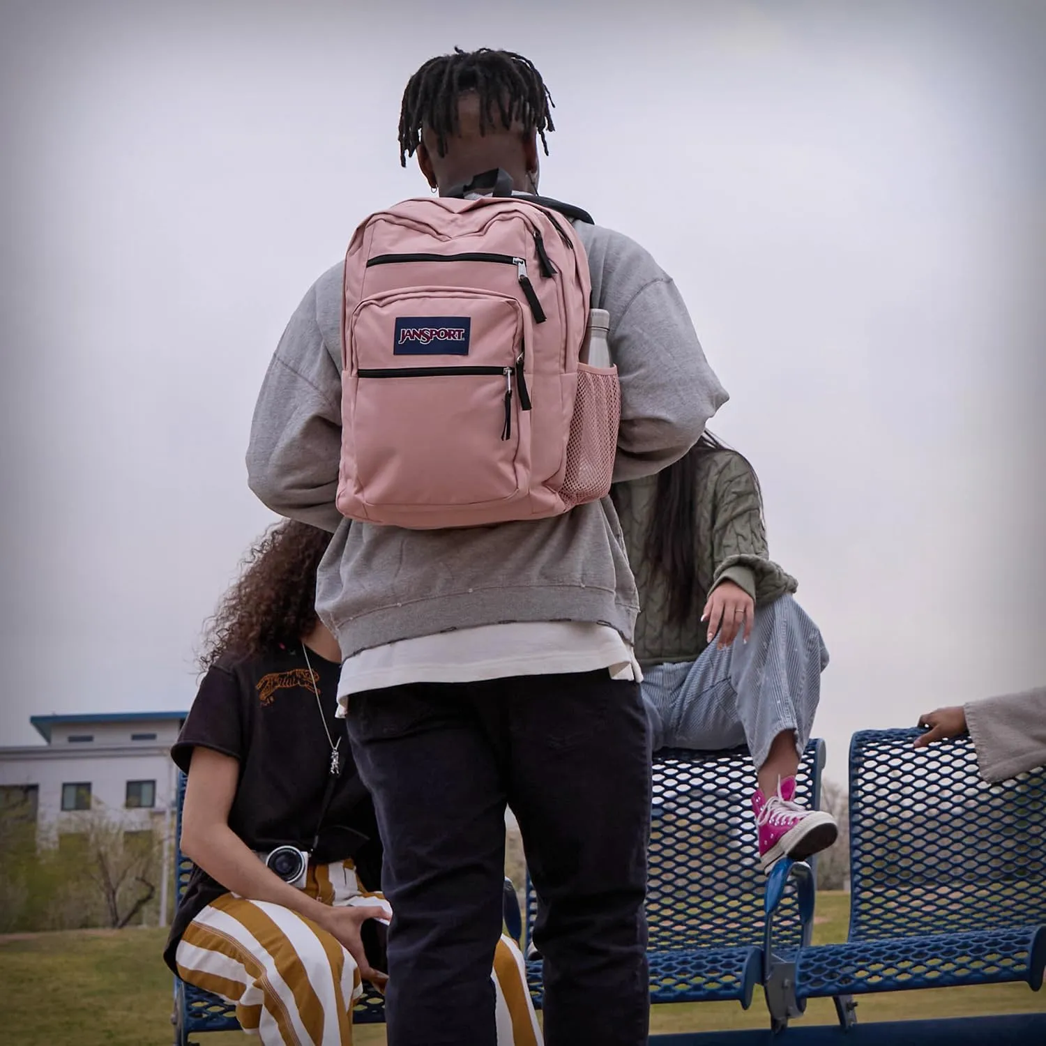JanSport Laptop Backpack - Computer Bag with 2 Compartments, Ergonomic Shoulder Straps, 15” Laptop Sleeve, Haul Handle - Blue Dusk
