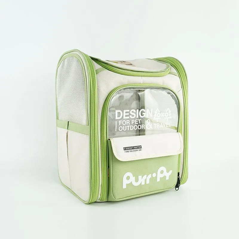 Jelly Cat Carrying Backpack 4 Color Foldable Cat Bag