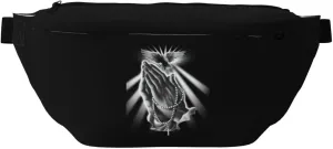 Jesus Cross Fanny Pack for Women Men Jesus Waist Wallet Bag Adjustable Belt Bags for Running, Shopping, Hiking