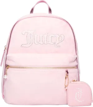 Juicy Couture Women's String of Pearls Backpack, Pink Diamond/Pink, One Size